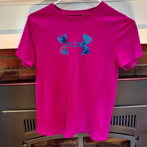 Under Armour Other - GIRL’S YOUTH LARGE UNDER ARMOR T-SHIRT-PURPLE